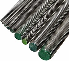 BARRA FILETTATA IN ACCIAIO INOX A2 M2 M3 M4 M5 M6 M8 M10 ASTA LUNGHEZZA 1METRO