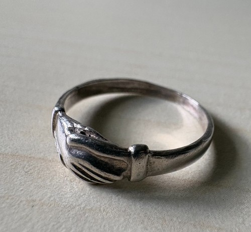 Anello vintage mani - anello, fede