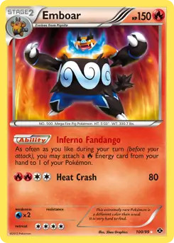 Emboar 100 pokemon - emboar,