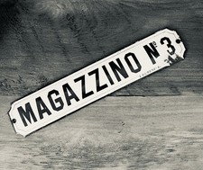 Targa Smaltata Insegna Old Sign Plaque