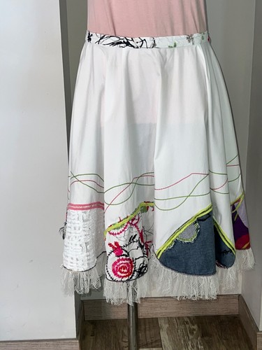 Gonna lunga cotone pizzo - gonna, in
