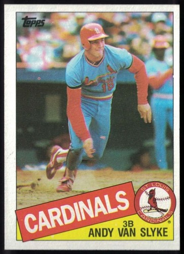 1985 topps 551 andy - van, slyke