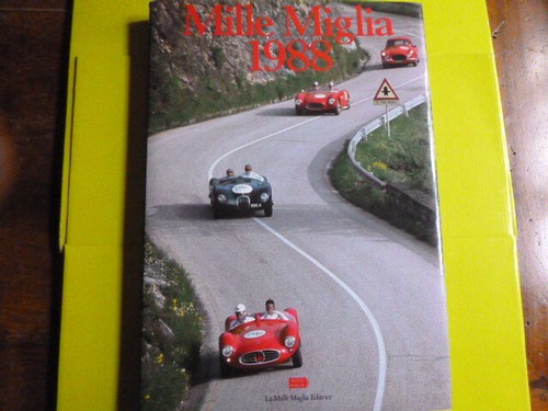 Libro book mille miglia 1988 - book,