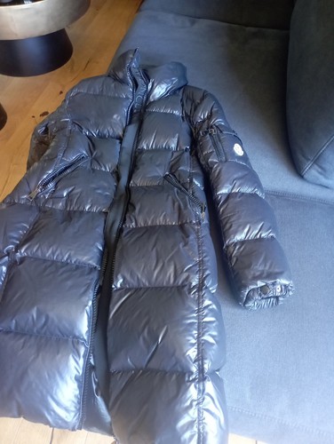 Moncler piumino nero lucido - moncler,