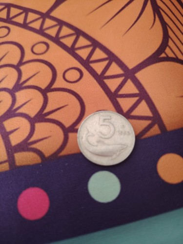 Moneta lire delfino - 5,