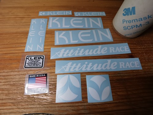 Klein attitude race - decal, set