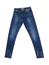 ALCOTT Jeans uomo slim fit stretch con strappi colore blu Tg 42 usato come nuovo