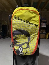 Zaino AVALUNG Black Diamond Sample Seth Bandit SOLO giallo nero teschio 11L