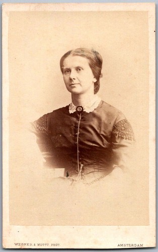 Cdv 1870 femme hollandaise - cdv,