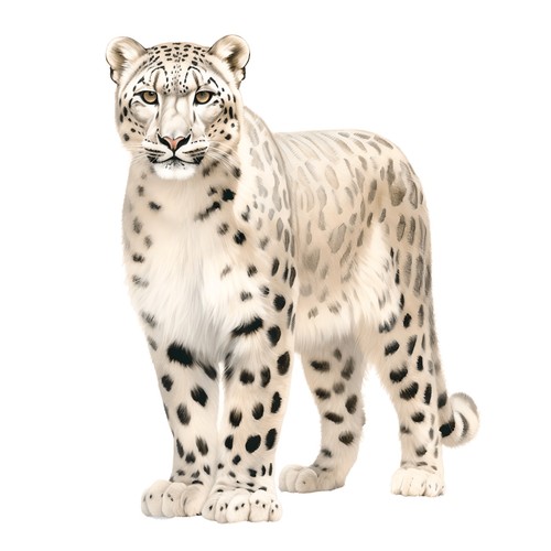 Adesivi leopardo delle nevi - 2,