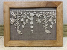 Struttura in tessuto con pizzo