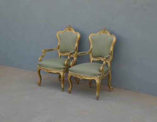 Coppia poltrone genovesi - coppia,