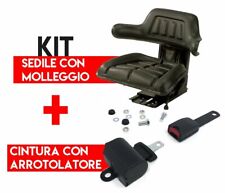 SEDILE UNIVERSALE TRATTORE CON MOLLEGGIO + CINTURA SICUREZZA FIAT ECC (20227/1)