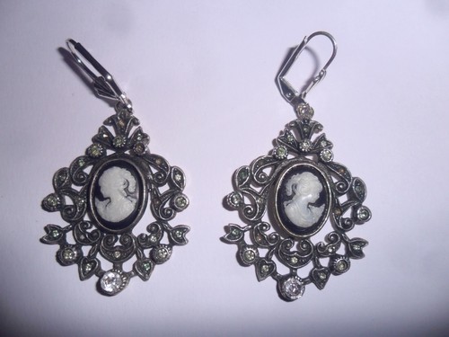 Orecchini antichi argento - in,