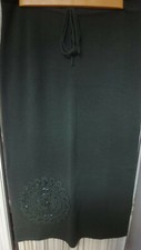 Gonna lunga invernale taglia L Terranova color verde bottiglia 79 cm. Vintage