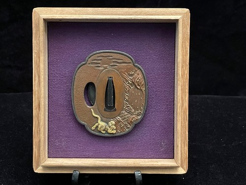 Antico rame 鍔 - tsuba, per