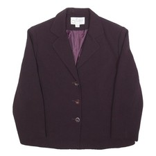 JANET Giacca Donna Viola M Tessuto Chiusura Bottoni Classica Sartoriale