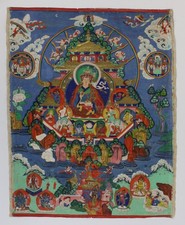 Thangka padmasambhava tibet - thangka,