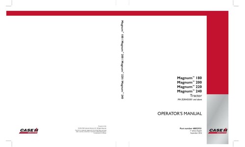 Case magnum 180 - magnum, 180,