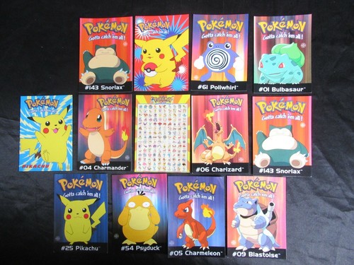 Lotto cartoline pikachu - lotto,