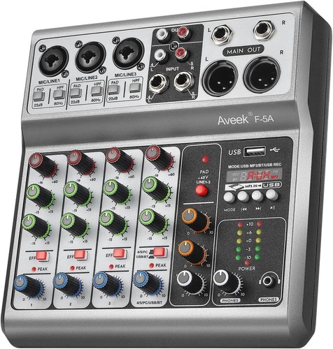 Mixer audio professionale usb - mixer,