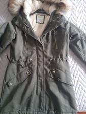 Giacca Parka - Alcott - donna con cappuccio- imbottito -taglia Large-NUOVO-verde