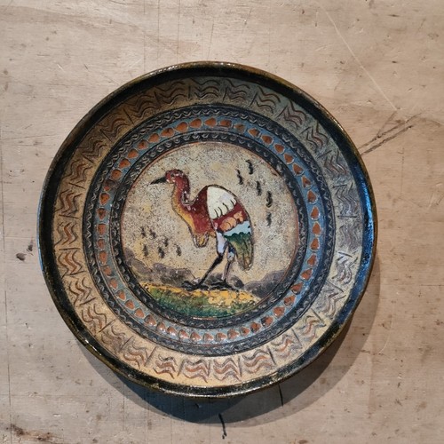 Piattino ceramica policroma - piattino,