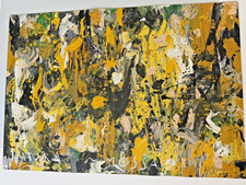 Quadro del Maestro Giorgio Moiso su cartoncino.