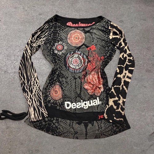 Top y2k vintage desigual - top,