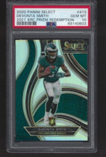2020 PANINI SELECT #413 DEVONTA SMITH PSA 10 GEM MINT 2021 XRC PRIZM RDM EAGLES