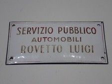 TARGA SMALTATA VINTAGE