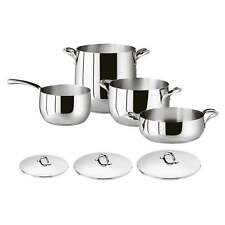 Batteria di pentole 7 pezzi in acciaio inox