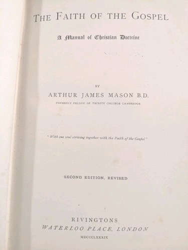 1889 the faith gospel - the,