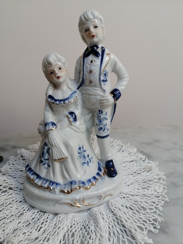 Vecchia statua ceramica - statua, con