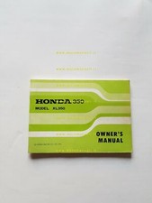 Honda XL 350 1973 manuale uso inglese originale owner's manual handbuch