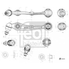 Control arm, wheel suspension