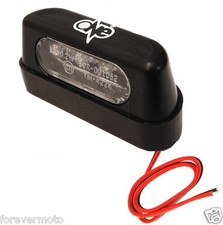 Luce targa led nera - luce,