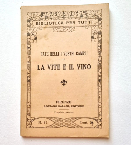 Manuale vite vino - la, e