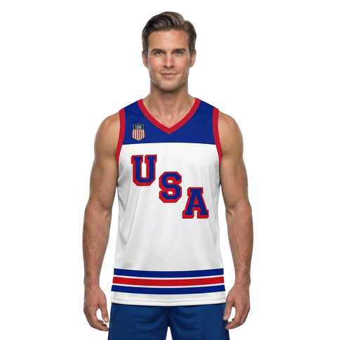 Maglia usa hockey licenza - usa,