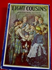 Eight Cousins Book Louisa May Alcott 1931 Illustrated Clara Burd Dust Jacket