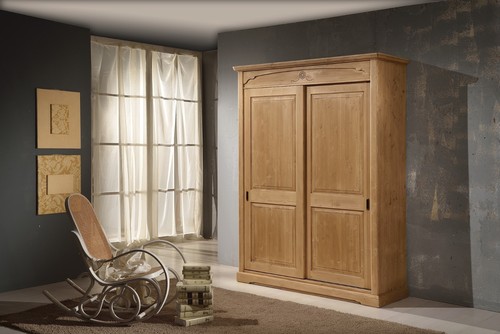 Armadio rustico legno con - legno,