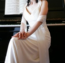 Abito da sposa di seta (marca