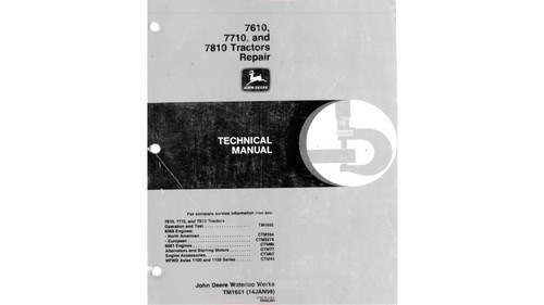 Manuale servizio trattori - servizio,