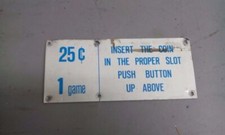 Insegna di latta arcade Zamperla Punchball parte #2