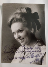 Bianca Maria Casoni mezzosoprano  foto con Autografo e dedica 1972