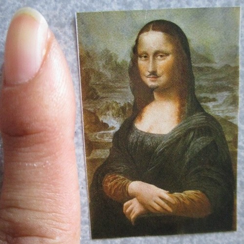 Quadro arte miniatura dada - quadro,
