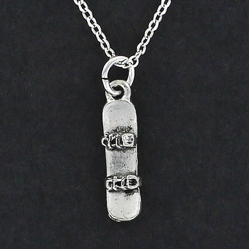Collana snowboard solo - snowboard, su