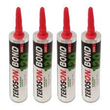 Teroson Bond 120 Adesivo Per Vetri Auto 310ml Sostituisci Parabrezza 4 Pezzi
