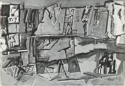 Futurismo mario sironi - sironi, titolo