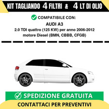 Tagliando per AUDI A3 2.0 TDI